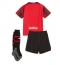 AC Milan Thuis tenue voor kinderen 2023-24 Korte Mouwen (+ broek)