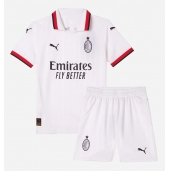AC Milan Uit tenue voor kinderen 2024-25 Korte Mouwen (+ broek)