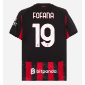 AC Milan Youssouf Fofana #19 Thuis tenue 2025-26 Korte Mouwen