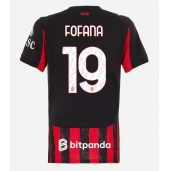 AC Milan Youssouf Fofana #19 Thuis tenue voor Dames 2025-26 Korte Mouwen