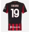 AC Milan Youssouf Fofana #19 Thuis tenue voor Dames 2025-26 Korte Mouwen