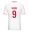AS Monaco Folarin Balogun #9 Thuis tenue 2024-25 Korte Mouwen