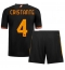 AS Roma Bryan Cristante #4 Derde tenue voor kinderen 2023-24 Korte Mouwen (+ broek)
