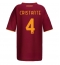 AS Roma Bryan Cristante #4 Thuis tenue voor Dames 2025-26 Korte Mouwen