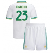 AS Roma Gianluca Mancini #23 Derde tenue voor kinderen 2025-26 Korte Mouwen (+ broek)