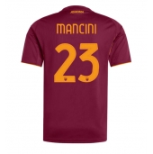AS Roma Gianluca Mancini #23 Thuis tenue 2025-26 Korte Mouwen