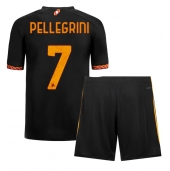AS Roma Lorenzo Pellegrini #7 Derde tenue voor kinderen 2023-24 Korte Mouwen (+ broek)