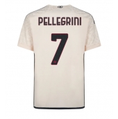 AS Roma Lorenzo Pellegrini #7 Uit tenue 2023-24 Korte Mouwen