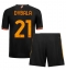 AS Roma Paulo Dybala #21 Derde tenue voor kinderen 2023-24 Korte Mouwen (+ broek)