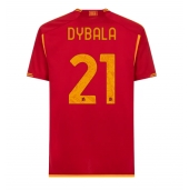AS Roma Paulo Dybala #21 Thuis tenue 2023-24 Korte Mouwen