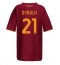 AS Roma Paulo Dybala #21 Thuis tenue voor Dames 2025-26 Korte Mouwen