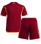 AS Roma Thuis tenue voor kinderen 2023-24 Korte Mouwen (+ broek)