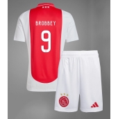 Ajax Brian Brobbey #9 Thuis tenue voor kinderen 2024-25 Korte Mouwen (+ broek)