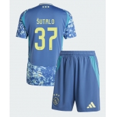 Ajax Josip Sutalo #37 Uit tenue voor kinderen 2024-25 Korte Mouwen (+ broek)