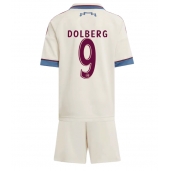 Ajax Kasper Dolberg #9 Derde tenue voor kinderen 2025-26 Korte Mouwen (+ broek)