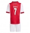 Ajax Raul Moro #7 Thuis tenue voor kinderen 2025-26 Korte Mouwen (+ broek)