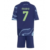 Ajax Raul Moro #7 Uit tenue voor kinderen 2025-26 Korte Mouwen (+ broek)