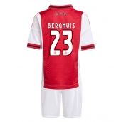 Ajax Steven Berghuis #23 Thuis tenue voor kinderen 2025-26 Korte Mouwen (+ broek)