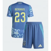 Ajax Steven Berghuis #23 Uit tenue voor kinderen 2024-25 Korte Mouwen (+ broek)