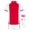 Ajax Thuis tenue voor kinderen 2023-24 Korte Mouwen (+ broek)