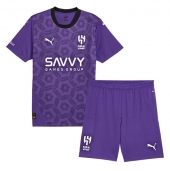 Al-Hilal Derde tenue voor kinderen 2024-25 Korte Mouwen (+ broek)