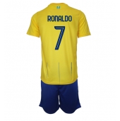 Al-Nassr Cristiano Ronaldo #7 Thuis tenue voor kinderen 2023-24 Korte Mouwen (+ broek)