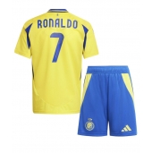 Al-Nassr Cristiano Ronaldo #7 Thuis tenue voor kinderen 2024-25 Korte Mouwen (+ broek)