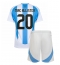 Argentinië Alexis Mac Allister #20 Thuis tenue voor kinderen Copa America 2024 Korte Mouwen (+ broek)