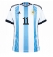 Argentinië Angel Di Maria #11 Thuis tenue WK 2022 Korte Mouwen