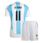 Argentinië Angel Di Maria #11 Thuis tenue voor kinderen Copa America 2024 Korte Mouwen (+ broek)