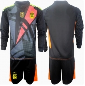 Argentinië Keeper Thuis tenue voor kinderen Copa America 2024 Lange Mouwen (+ broek)
