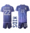 Argentinië Lautaro Martinez #22 Uit tenue voor kinderen WK 2022 Korte Mouwen (+ broek)