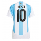 Argentinië Lionel Messi #10 Thuis tenue voor Dames Copa America 2024 Korte Mouwen