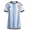 Argentinië Thuis tenue voor Dames WK 2022 Korte Mouwen