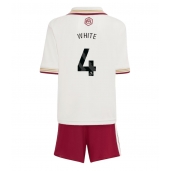 Arsenal Ben White #4 Derde tenue voor kinderen 2025-26 Korte Mouwen (+ broek)
