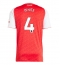 Arsenal Ben White #4 Thuis tenue 2025-26 Korte Mouwen