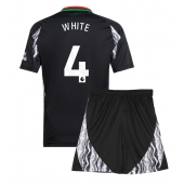 Arsenal Ben White #4 Uit tenue voor kinderen 2024-25 Korte Mouwen (+ broek)