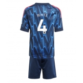 Arsenal Ben White #4 Uit tenue voor kinderen 2025-26 Korte Mouwen (+ broek)