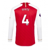 Arsenal Benjamin White #4 Thuis tenue 2023-24 Lange Mouwen