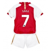 Arsenal Bukayo Saka #7 Thuis tenue voor kinderen 2023-24 Korte Mouwen (+ broek)