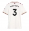 Arsenal Cristhian Mosquera #3 Derde tenue voor Dames 2025-26 Korte Mouwen