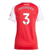 Arsenal Cristhian Mosquera #3 Thuis tenue voor Dames 2025-26 Korte Mouwen