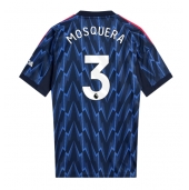 Arsenal Cristhian Mosquera #3 Uit tenue 2025-26 Korte Mouwen