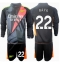 Arsenal David Raya #22 Keeper Derde tenue voor kinderen 2024-25 Lange Mouwen (+ broek)