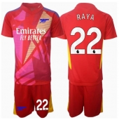 Arsenal David Raya #22 Keeper Uit tenue voor kinderen 2024-25 Korte Mouwen (+ broek)