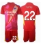 Arsenal David Raya #22 Keeper Uit tenue voor kinderen 2024-25 Korte Mouwen (+ broek)
