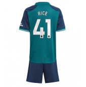 Arsenal Declan Rice #41 Derde tenue voor kinderen 2023-24 Korte Mouwen (+ broek)