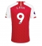 Arsenal Gabriel Jesus #9 Thuis tenue 2023-24 Korte Mouwen