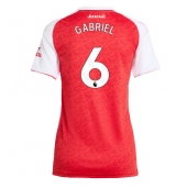 Arsenal Gabriel Magalhaes #6 Thuis tenue voor Dames 2025-26 Korte Mouwen