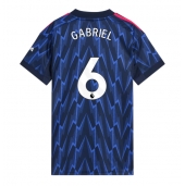 Arsenal Gabriel Magalhaes #6 Uit tenue voor Dames 2025-26 Korte Mouwen